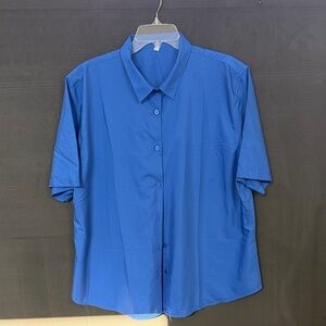 Women’s Blue Short Sleeve Shirt